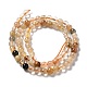 Chapelets de perles en quartz de rutile naturel G-B029-B02-02-2