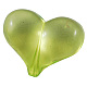 Mixed Color Transparent Acrylic Heart Beads X-PL979Y-2