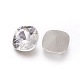 Pointed Back & Back Plated K9 Glass Cabochons RGLA-F065-04-B-2