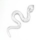 Tibetan Style Snake Alloy Big Pendants PALLOY-J514-42AS-1