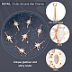 Beebeecraft 10Pcs/Box Zirconia Star Charms 18K Gold Plated Brass Star Pendant Jewelry Making Findings for DIY Bracelet Necklace Earring Making KK-BBC0002-78-4