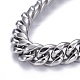 Men's 304 Stainless Steel Cuban Link Chain Bracelets BJEW-P263-B02-P-2