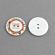 Bottoni di guscio bottoni per cucuire 2-foro piatto tondo X-SHEL-S241-13-1