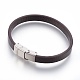 Microfiber Leather Cord Bracelets BJEW-L635-01B-M-3