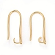 Rack Plating Eco-friendly Brass Earring Hooks X-KK-D075-13G-RS-1