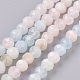 Chapelets de perles en morganite naturelle G-F568-112-4mm-1