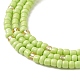 Geflochtene Perlenarmbänder aus Glassamen BJEW-JB09103-5