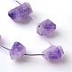 Natural Amethyst Graduated Beads Strands G-R356-02-2