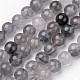 Chapelets de perle en quartz nuageux naturel G-D809-11-10mm-1