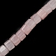 Granos naturales de abalorios de cuarzo rosa G-C026-B01-3