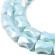 Fili di perle di vetro lastra di colore ab EGLA-P051-06A-B08-4