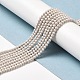 Brins de perles d'imitation de zircone cubique ZIRC-P109-03A-01-2
