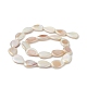 Brins de perles de coquille d'eau douce naturelles plaquées de couleur ab BSHE-G033-02-2
