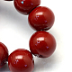 Chapelets de perle en verre peint de cuisson HY-Q003-5mm-35-3