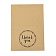 Kraft Paper Thank You Greeting Cards DIY-F120-01C-4