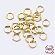 925 anillos redondos de plata esterlina STER-F036-03G-1x8-1