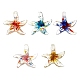 Sunnyclue 5 pièces 5 couleurs pendentifs au chalumeau faits à la main LAMP-SC0001-23-1
