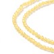 Chapelets de perles en verre imitation jade GLAA-F094-C11-3