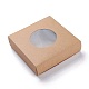 厚紙のギフトボックス  ジュエリー収納ボックス  窓付き  混合形状  ミックスカラー  8.2~21x8.1~13.3x4.2~11.2cm CON-XCP0001-14-5