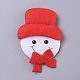 Forma de muñeco de nieve decoración de la torta de la magdalena de navidad DIY-I032-01-2