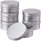 BENECREAT 6 Pcs 200ml Aluminum Tin Jars CON-BC0004-26P-200ml-1