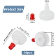 Plastic Bottle Spout Cap with Red Sealer Tip FIND-WH0191-09-2