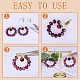 10 paire de crochets de boucles d'oreilles en laiton ZIRC-SZ0005-12-4