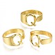 (Jewelry Parties Factory Sale)Alloy Cuff Finger Rings RJEW-S038-195Q-G-NR-2