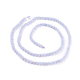 Natürlichen blauen Spitze Achat Perlen Stränge X-G-F619-03-3mm-2