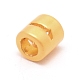 合金ビーズ  中空の番号の列  ゴールドカラー  NUM。1  6.5x6mm  穴：3.3mm FIND-TAC0002-013-01-2