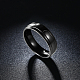 316 anelli a fascia larga in acciaio al titanio da uomo dal design semplice RJEW-BB15751-9-5
