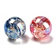 Perles en acrylique transparentes craquelées MACR-K353-16-2