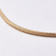 Паяная латунная круглая цепь в виде змеи CHC-L002-02-2