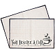 Коврики для чашек из хлопка и льна с кофейной тематикой AJEW-WH0201-014-1