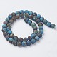 Natural Chrysocolla Round Bead Strands G-G969-8mm-2