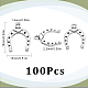 Sunnyclue 100pcs colgantes de aleación de estilo tibetano FIND-SC0005-86-2