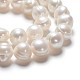 Hebras de perlas de agua dulce cultivadas naturales X-PEAR-S001-12-13mm-3-2