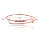 Shegrace réglable 304 bracelets extensibles en acier inoxydable JB704B-2