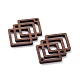 Подвески из орехового дерева X-WOOD-Q051-01D-2