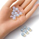 20pcs perles rondes d'opalite G-YW0001-27A-3
