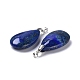 Pendentifs en lapis lazuli naturel X-G-D084-01P-B01-3