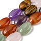 Natural Amethyst & Rose Quartz & Red Agate & Green Aventurine & Tiger Eye Beads Strands G-L164-A-16-1