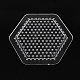 Hexagon ABC Pegboards used for 5x5mm DIY Fuse Beads X-DIY-S002-14-2