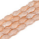 Mattierte Glasperlen Stränge&nbsp;GLAA-T023-40C-06-1