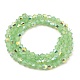 Chapelets de perles en verre peint DGLA-F029-J2mm-A08-2