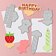 GLOBLELAND 1Set 3D Cake Box Cutting Dies Metal Candy Gift Wedding Box Die Cuts Embossing Stencils Template for Paper Card Making Decoration DIY Scrapbooking Album Craft Decor DIY-WH0309-805-3