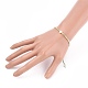 Verstellbare Nylonschnur geflochtenen Perlen Armbänder BJEW-JB05688-02-5
