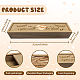 Rectangle Wooden Pregnancy Test Keepsake Box with Slide Cover CON-WH0102-003-2