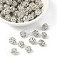 Messing Legierung Strass Perlen&nbsp;LS-RB-A019-8mm-01S-1