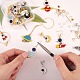 117Pcs DIY Astronaut Charm Earrings Making Kit DIY-SZ0006-40-4